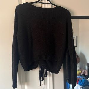black knitted sweater!